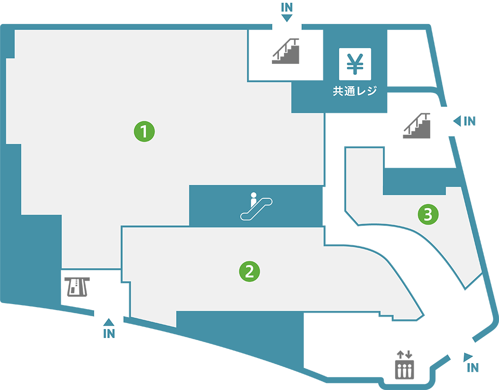 フロアマップ1F